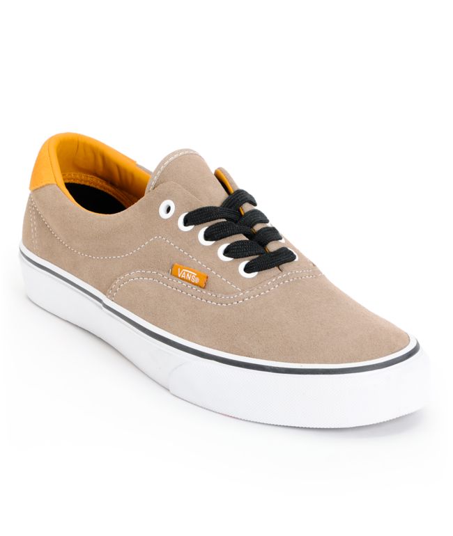 Vans Era 59 Earth Timber & Wolf Grey Suede Skate Shoe