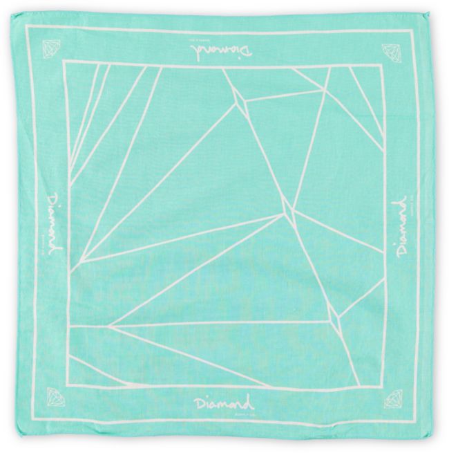 Diamond Supply Co Oversized Brilliant Blue Bandana
