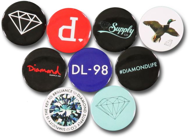 Diamond Supply Co. Assorted Button Pack