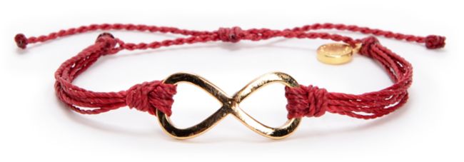 Pura Vida Infinity Red Bracelet
