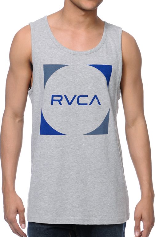 RVCA Baller Heather Grey Tank Top