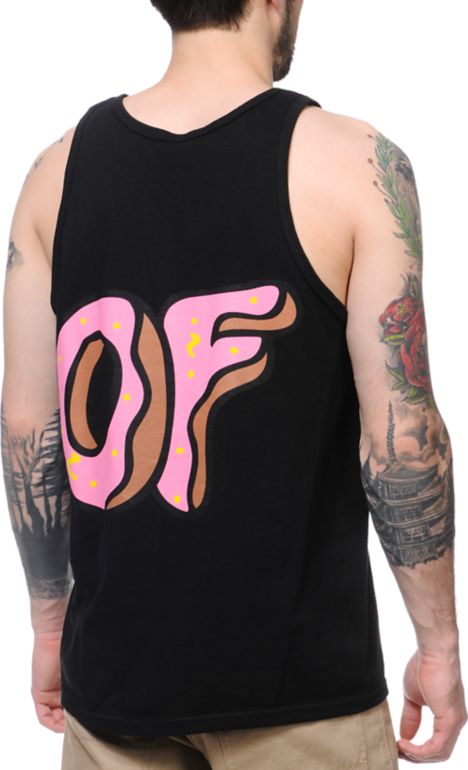 Odd Future OF Donut Black Tank Top