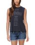 Cea+Jae Cross Your Heart Tulip Tank Top