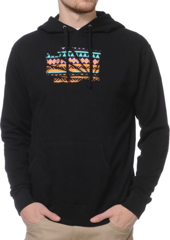 Casual Industrees El WA Brah Black Pullover Hoodie