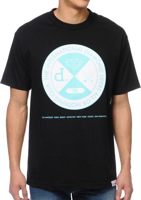 Diamond Supply All Or Nothing Black Tee Shirt