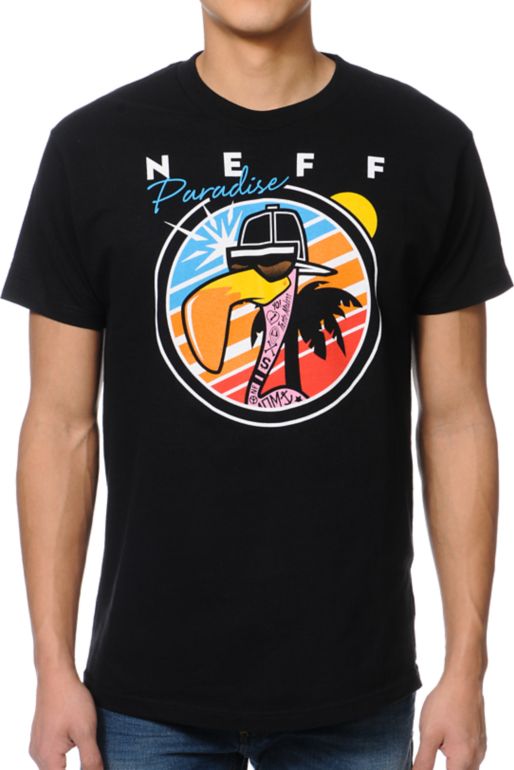 Neff Sunbird Black Tee Shirt