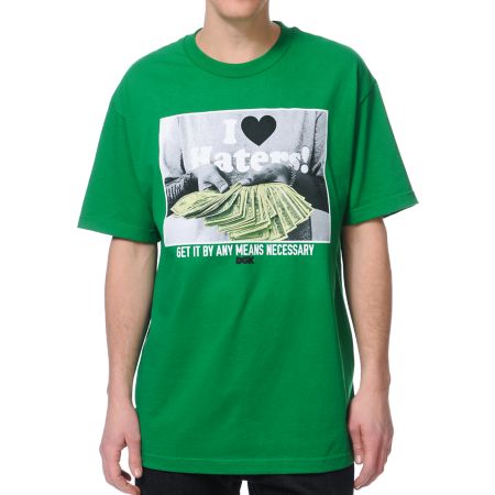 DGK By Any Means Green Tee Shirt