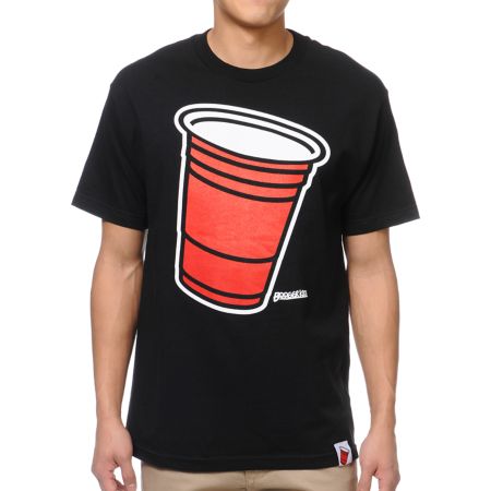 Booger Kids Party Cup Black Tee Shirt