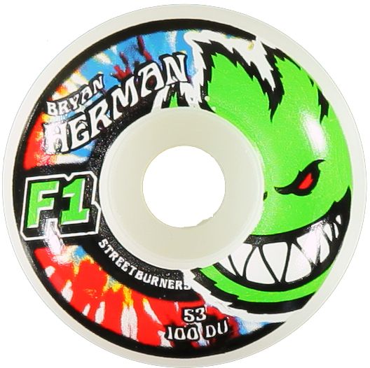 Spitfire Bryan Herman Neon Kush F1 53mm Skateboard Wheels