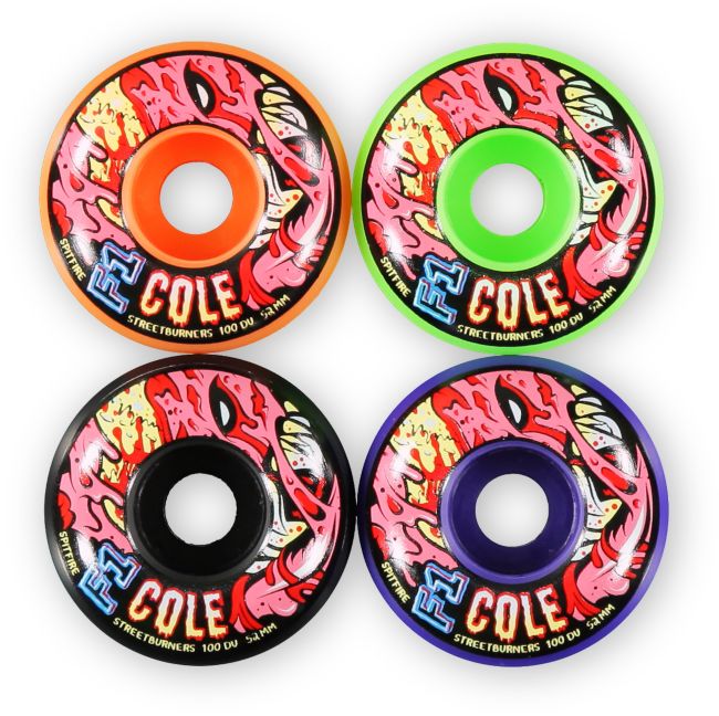 Spitfire Cole Zombie Mashup F1 52mm Skateboard Wheels