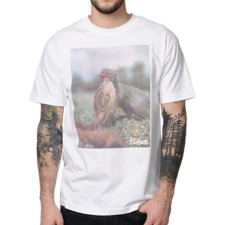Bohnam Supply Co Mongoose White Tee Shirt