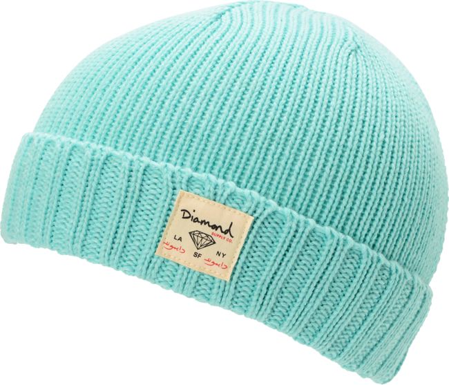Diamond Supply City Cuff  Mint Beanie