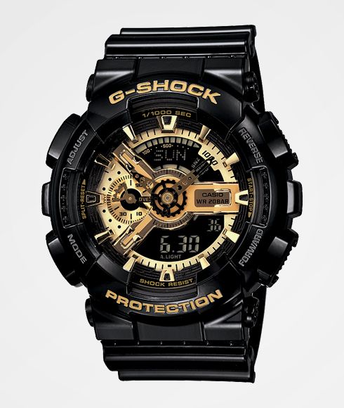 G-Shock GA110GB-1A Black & Gold Watch