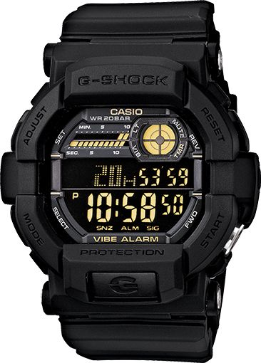 G-Shock GD350-1B Black Digital Watch