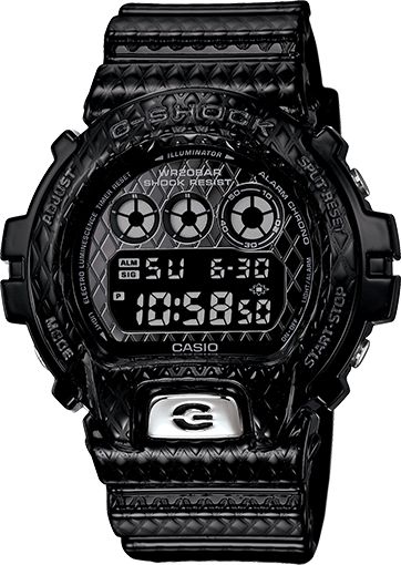 G-Shock DW6900DS-1CR Crosshatch Black Watch