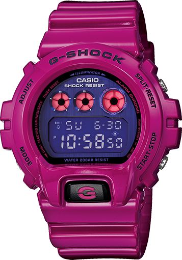 G-Shock DW6900PL-4 Polarized Magenta Watch