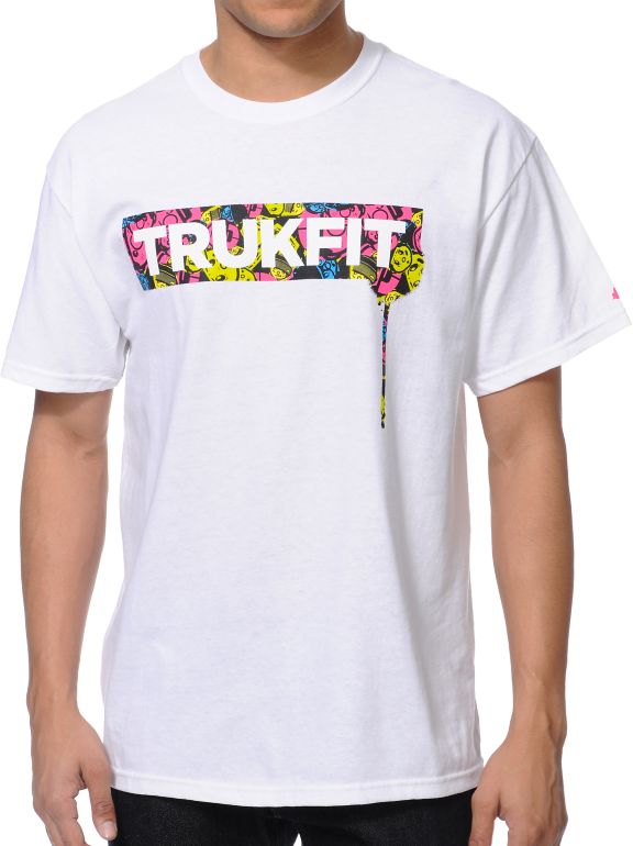 Trukfit Drip White Tee Shirt