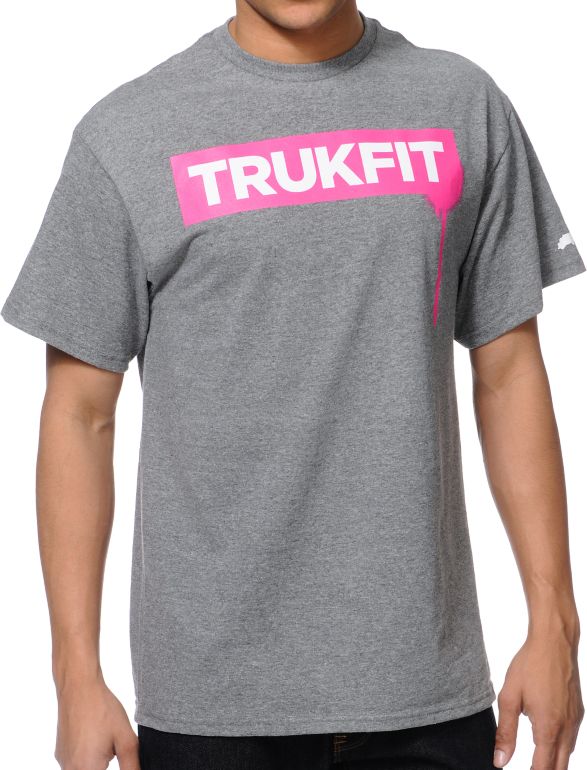 Trukfit Drip Grey Tee Shirt