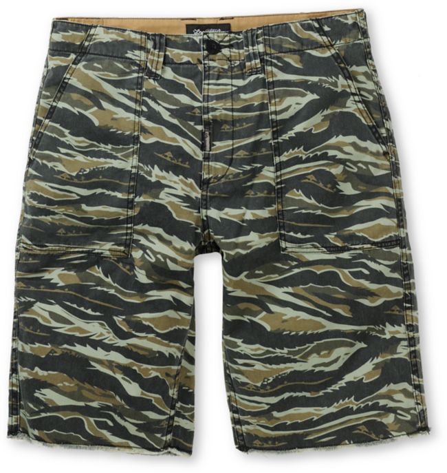 LRG OG Army Tiger Camo Shorts