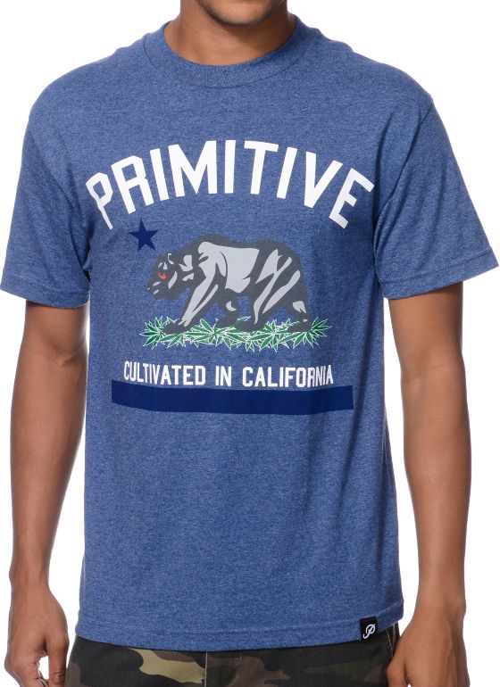 Primitive Cultivated Blue Tee Shirt