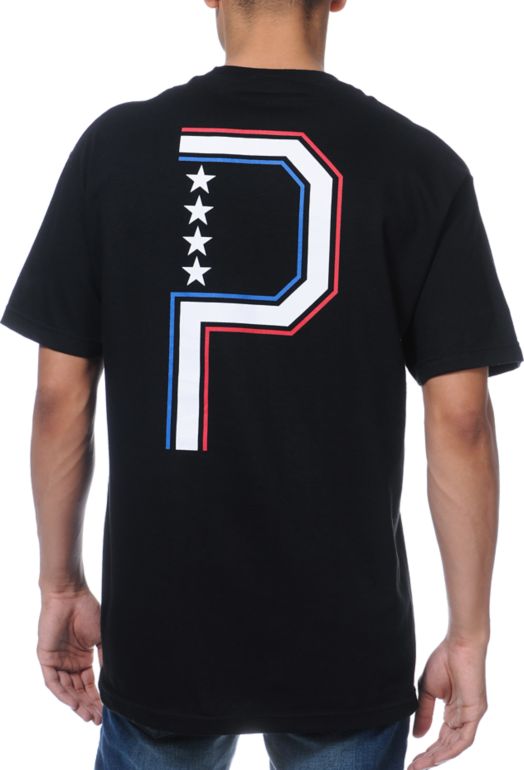 Primitive Americana Pocket Black Tee Shirt