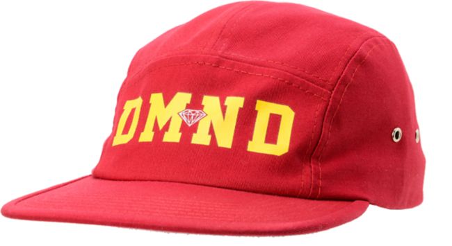 Diamond Supply DMND Red 5 Panel Hat
