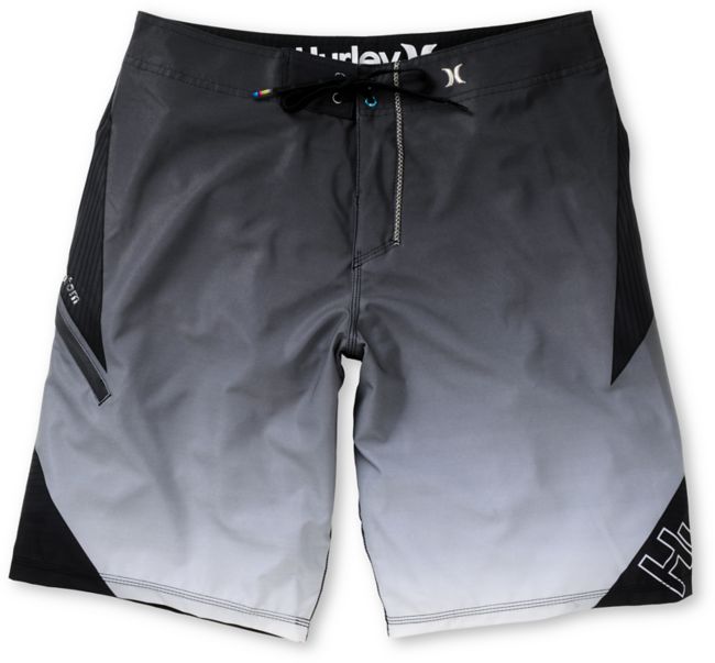 Hurley Plex Phantom Black Striped 21 Board Shorts