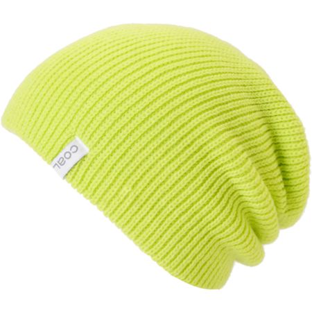 Coal Girls Frena Yellow Knit Beanie