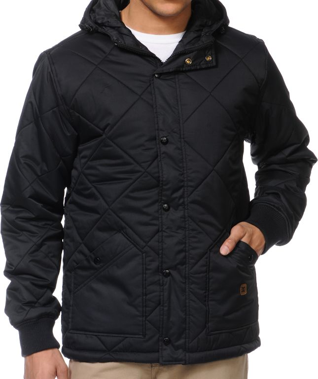 DC Diamond Black Casual Jacket