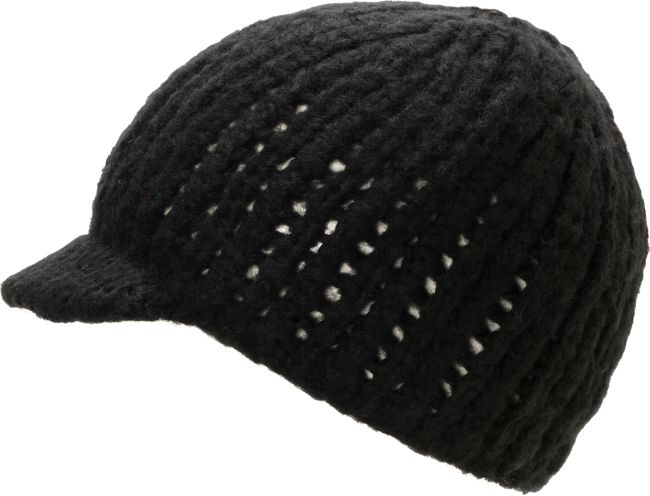Coal Girls Mina Black Visor Beanie
