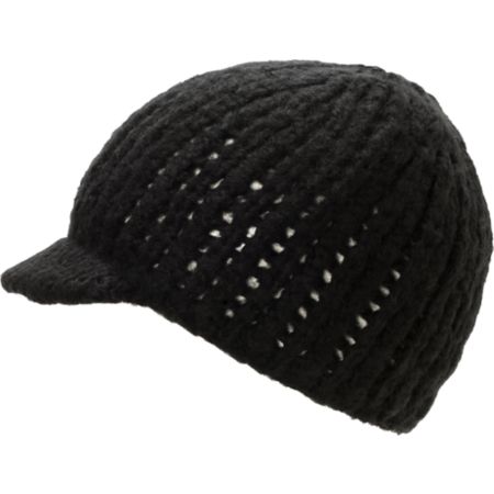 Coal Girls Mina Black Visor Beanie