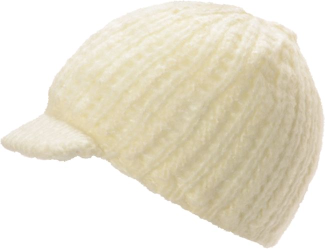 Coal Girls Mina White Visor Beanie