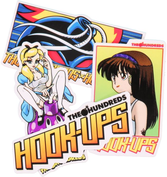 The Hundreds X Hook-Ups Sticker Pack