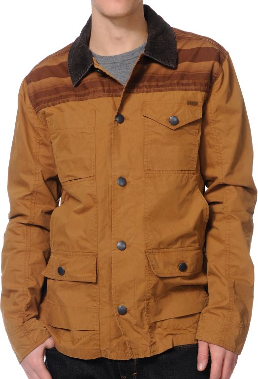 Volcom Grazer Hazel Brown Work Jacket