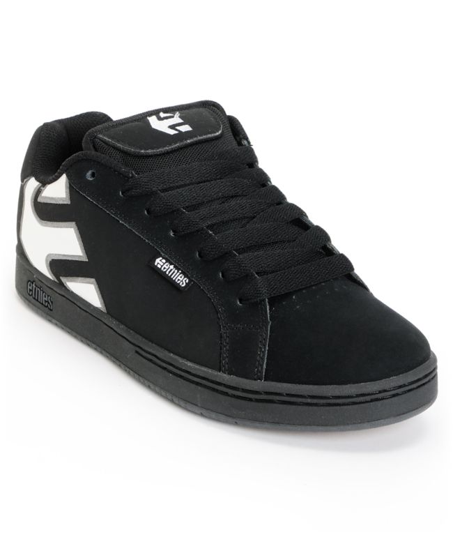 Etnies Fader Black, White, & Gum Skate Shoe