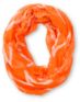 D&Y Chevron Stripe Orange Infinity Scarf