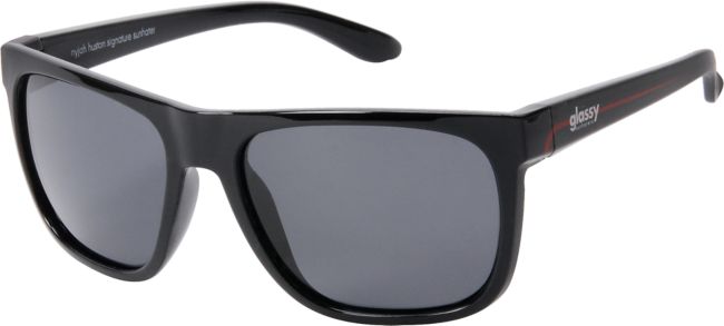 Glassy Nyjah Huston Black Sunglasses