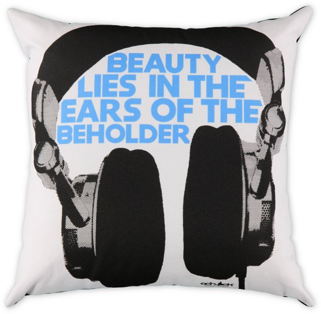 Acrylick Beauty Beholder White Pillow