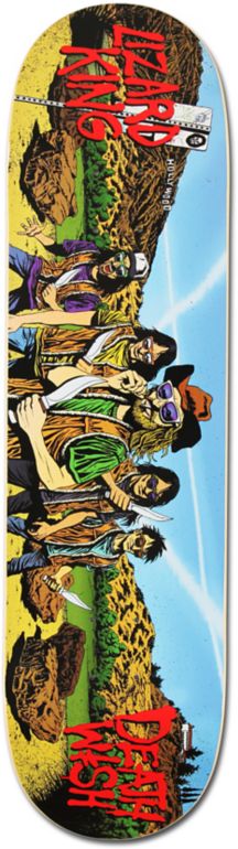 Deathwish Lizard King Street Gang 8.25 Skateboard Deck