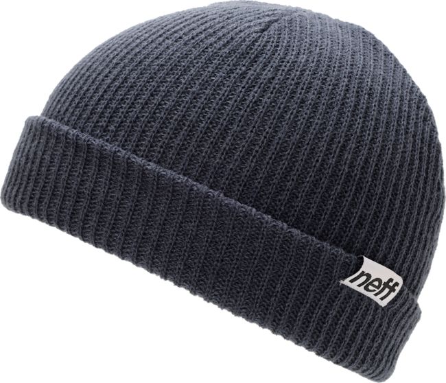 Neff Fold Charcoal Grey Beanie