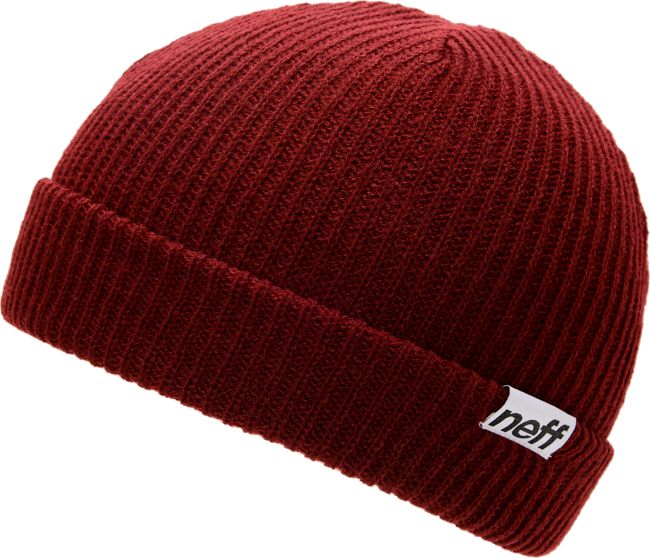 Neff Fold Maroon Beanie