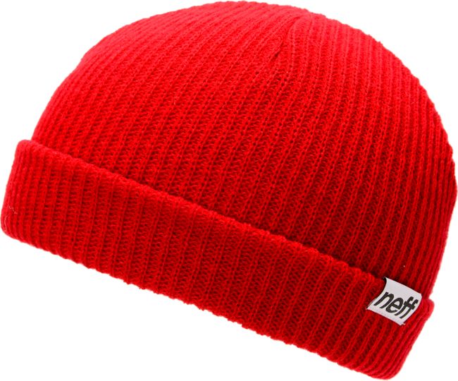 Neff Fold Red Beanie
