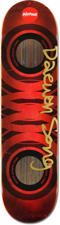 Almost Rodney Mullen Spray Stain Impact 7.75 Skateboard Deck