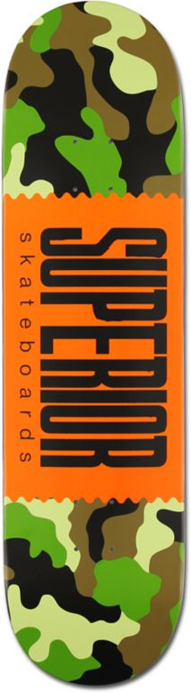 Superior Camo 8.25 Skateboard Deck