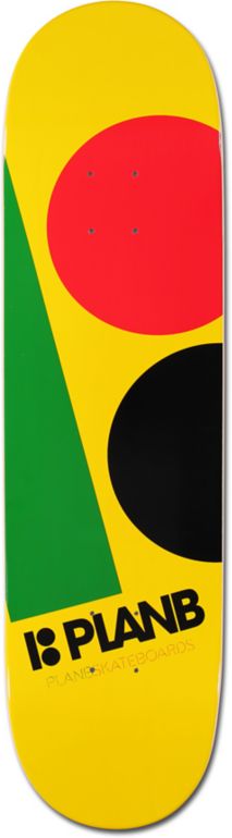 Plan B Massive Rasta 8.25 Skateboard Deck
