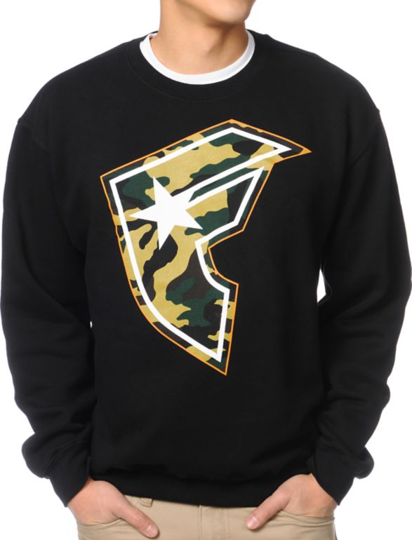 Famous Stars & Straps Hunter Black Crewneck Sweatshirt