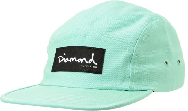 Diamond Supply OG Script Diamond Blue 5 Panel Hat