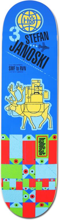 Habitat Janoski Pack Animal 8.18 Skateboard Deck