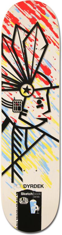 Alien Workshop Dyrdek Sketchbook 7.87 Skateboard Deck