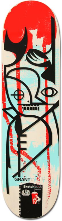 Alien Workshop Grant Taylor Sketchbook 8.5 Skateboard Deck